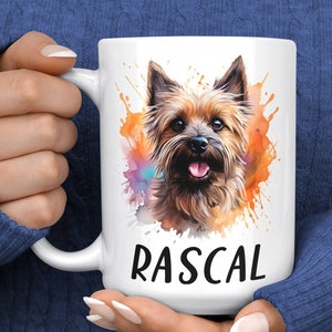 Cairn Terrier Mug - Personalized Cairn Terrier Dog Gift - Cairn Terrier Coffee Mug - Cairn Terrier Mom - Cairn Terrier Dad Mug - Dog Mug