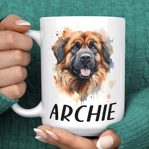Tazza Leonberger - Regali Leonberger - Tazza caffè Leonberger - Regalo mamma Leonberger - Tazza papà Leonberger - Tazza cane personalizzata - Regalo proprietario cane