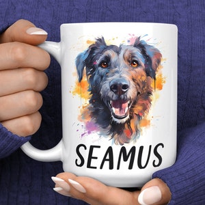 Irish Wolfhound Mug - Personalized Irish Wolfhound Gift - Irish Wolfhound Coffee Mug - Dog Lover Mug - Dog Lover Gift - Wolfhound Mom Gift