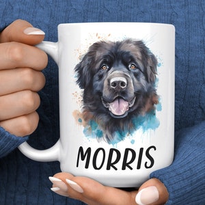 Newfoundland Mug - Newfoundland Mom Gift - Newfoundland Gifts - Personalized Dog Mug - Dog Owner Gifts - Newfoundland Dog Gifts - Dog Cup