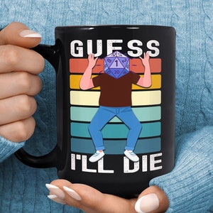 Funny DND Mug - Dungeon Master Mug - DnD Gift - D&D Party Mug - Dragon and Dice Mug - Gift For DND Player - Dungeon Master Gift