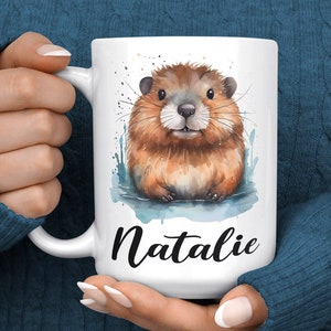 Beaver Mug - Personalised Beaver Gift - Beaver Lover Gift - Beaver Lover Mug - Beaver Present Gift for Beaver Lover - Beaver Coffee Mug