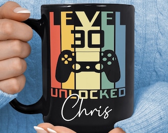 30.Geburtstag Geschenk für Gamer - 30.Geburtstag Geschenk für Gamer - 30.Geburtstag Geschenk - Videospieler Becher - Videospieler Becher - Gamer Ehemann Geschenk