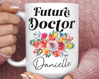 Medical Student Gift - Doctor Graduation - Personalised Future Doctor Mug - Future Physician Gift - Medical Student - Med School - Future MD