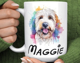 Groodle-mok - Goldendoodle-cadeaus - Gouden doodle moedermok - mok hond moeder - gepersonaliseerde hondenmok - cadeaus voor hondenmoeders - hondenliefhebber cadeau