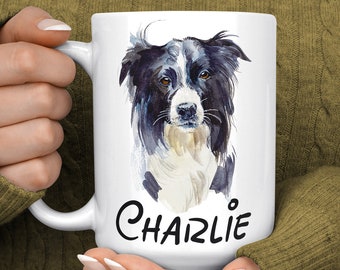 Border Collie Mug - Personalized Dog Mug - Dog Mom Gifts for Women - Border Collie Mom Mug - Dog Coffee Mug - Dog Lover Gift