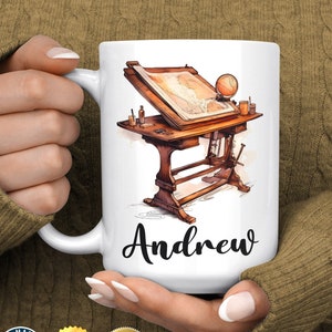 Mug de cartographe - Cadeau de cartographe personnalisé - Mug d'arpenteur-géomètre - Mug de cartographie - Cadeau de fabrication de carte - Cadeau de cartographe personnalisé