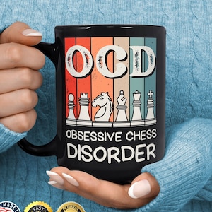 Chess Player Mug - Chess Mug - Funny Chess Coffee Mug - Chess Player Gift - Chess Coach Gift - Chess Fan Gift - Chess Lover Gift