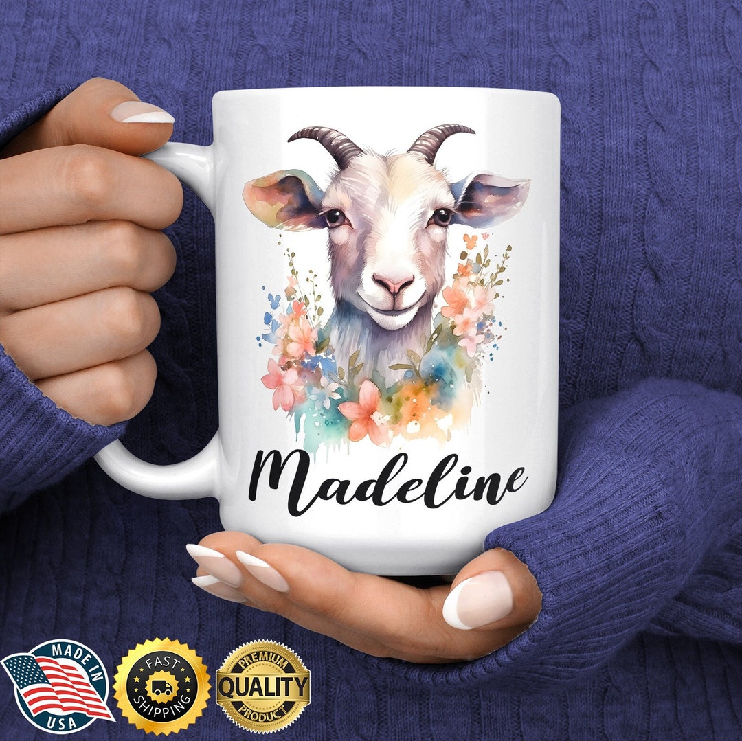 Goat Mug Goat Gifts for Her Goat Coffee Mug Goat Lover Gift Cute Goat