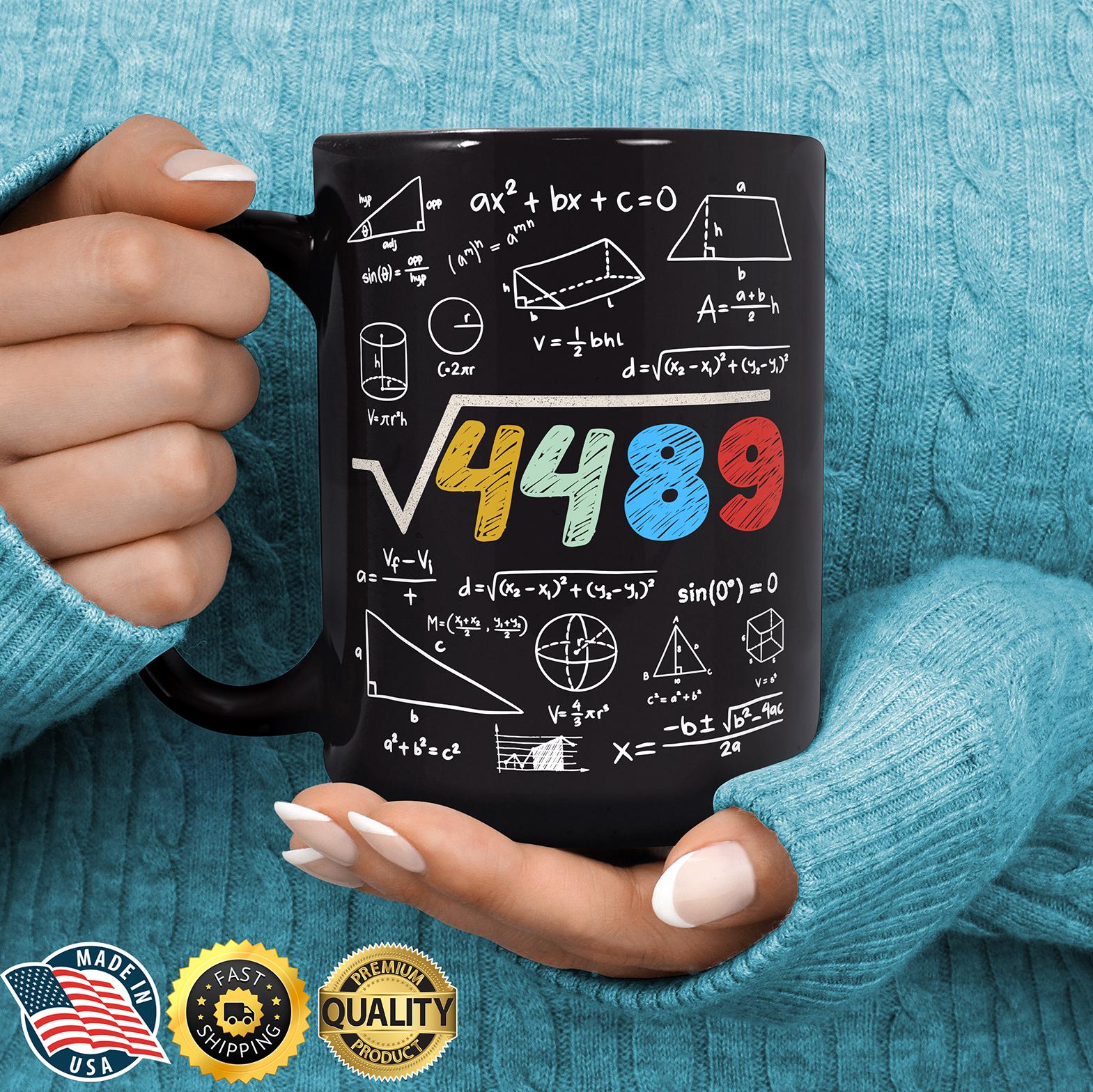 67 Meme Mug - Square Root 4489 - Funny Math Birthday Gift for Teachers ...