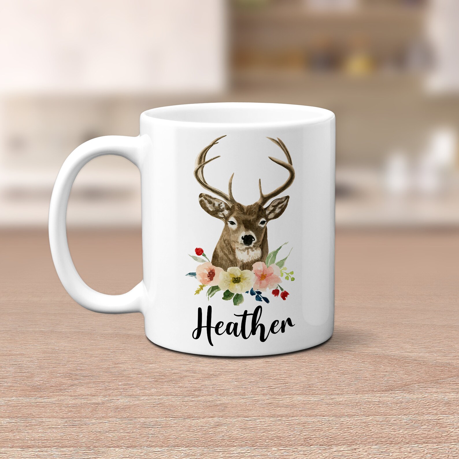 Deer Mug Deer Gifts Deer Coffee Mug Deer Cup Fawn Mug Etsy