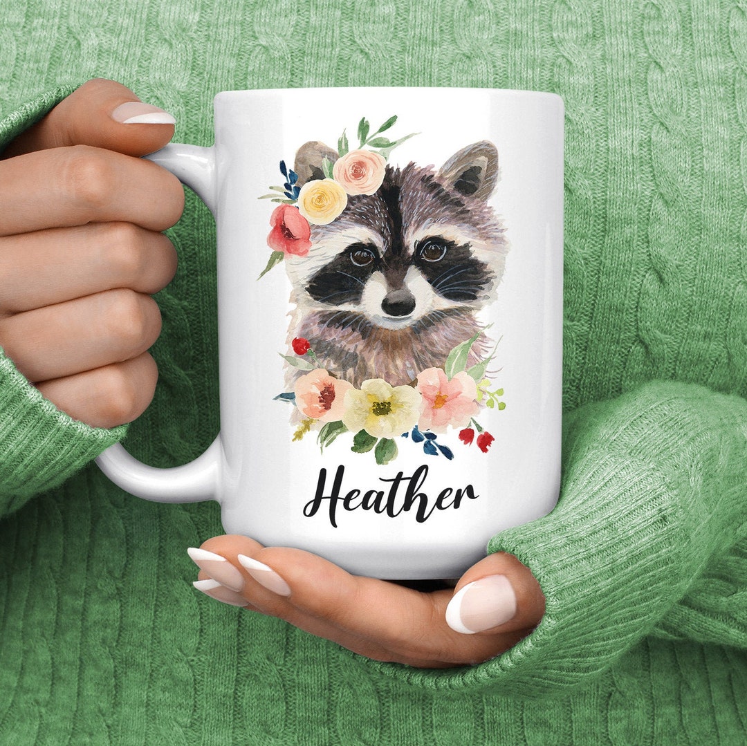 Raccoon Mug - Personalized Raccoon Mug - Raccoon Gifts for Raccoon ...