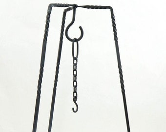 Iron Cooking Tripod With chain