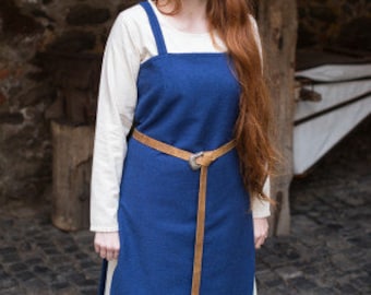 Vikingdress Frida, Hedeby Dress, Apron Dress, Viking Overdress by Burgschneider