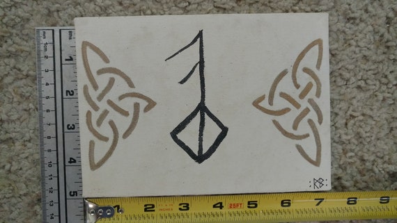 Love Rune Rune Art Nordic Love Rune - Etsy