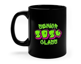 Graduation Keepsakes, Class of 2024 11oz Black Mug, Senior Class 2024, Graduation Gift, High School Grad Gift, College Grad, 2024 Graduation