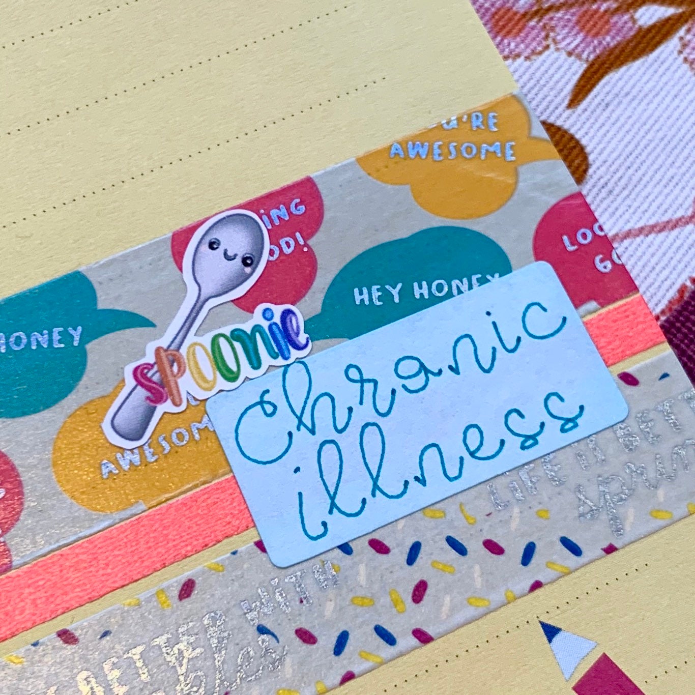 Spoonie Chronic Illness Sticker Sheet Planner Stickers Etsy