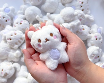 Cute Cat Plush Doll Min 10 cm Doll Kitty Keychain Plushy Kpop Doll Stuffed Animal Min Yoongi Suga BTS Stuffed Doll
