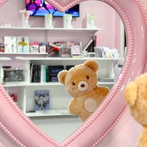 Simpatico orso di peluche Boo da 10 cm, portachiavi con bambola orsetto, peluche Kpop, bambola di peluche Seungkwan Seventeen.