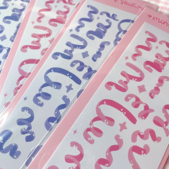 holographic stickers Korean stickers Kpop Journal stickers Cute Journal ...