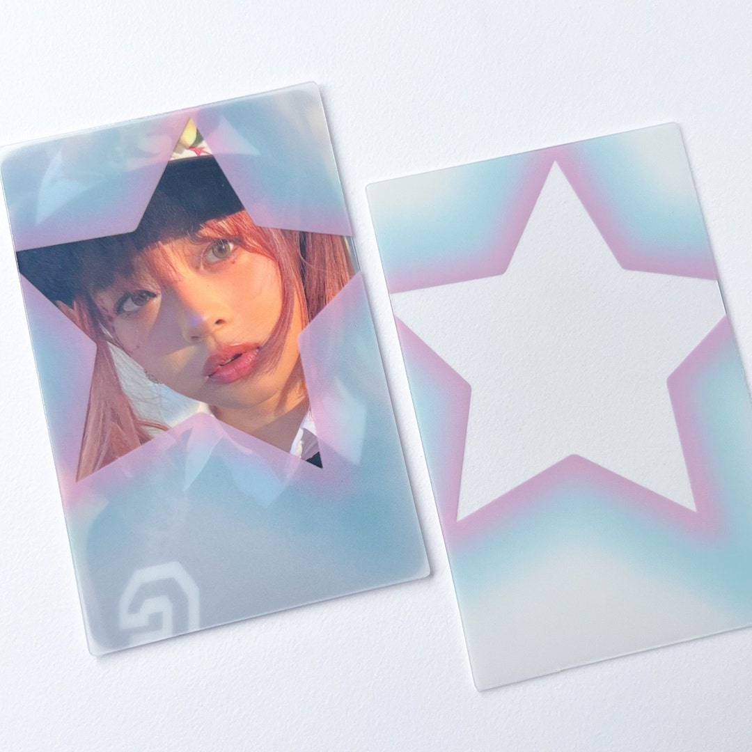 Kpop Photocard Frame Card, White Starstruck Deco Frame, Kpop Photocard