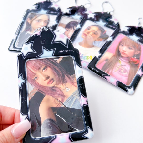 Kpop Photocard Holder Keychain Etsy