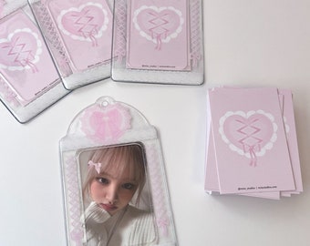 Ballerina Kpop Photocard Holder Keychain, Korean Photo Frame, Cute Gift, Photocard Accessories, Korean Stationery, Kpop Keychain, Kawaii