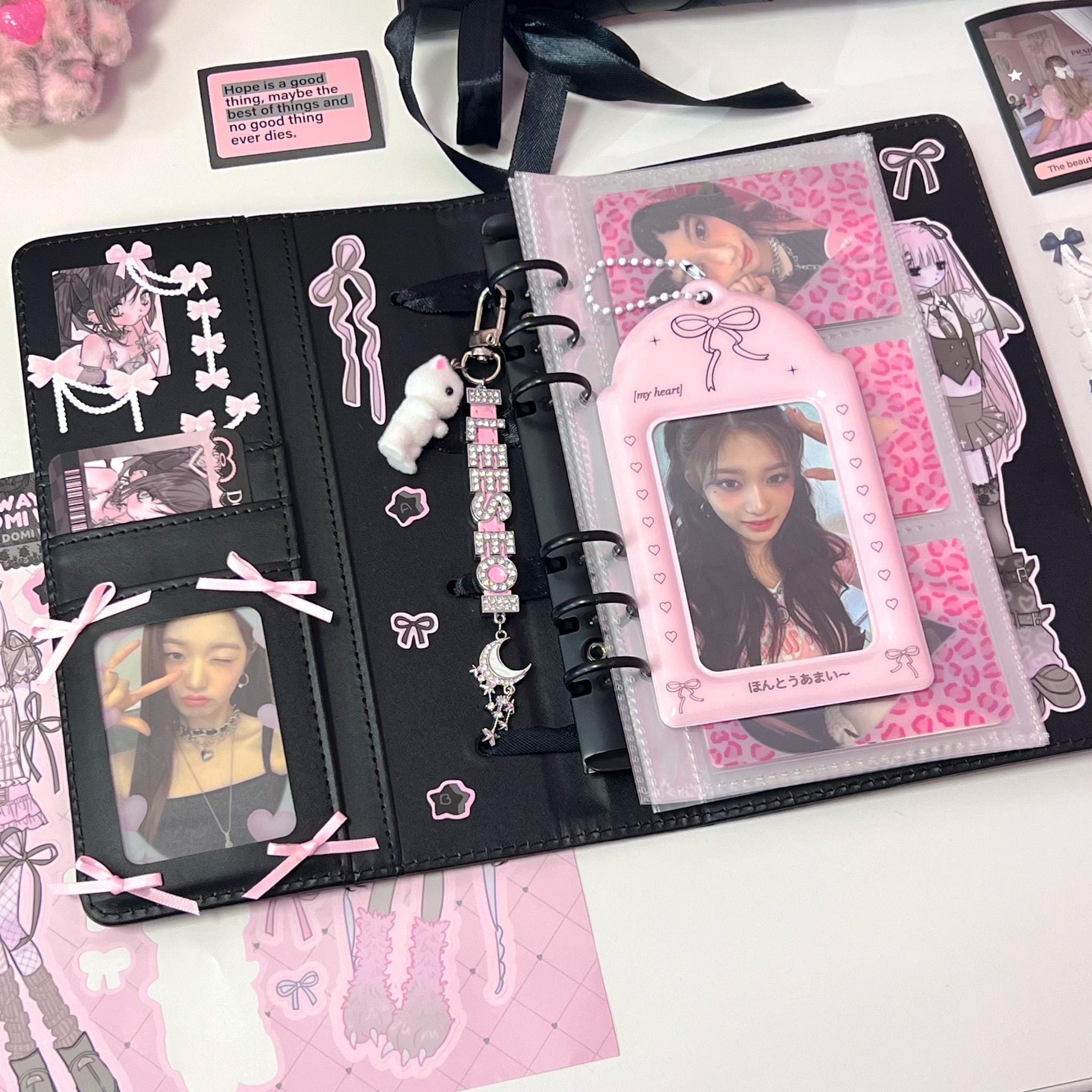 バレリーナ Kポップ フォトカードバインダー、フォトカードバインダー