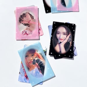 Kpop Photocard Frame Card, Star Candy Deco Frame, Kpop Photocard Accessories, Korean Stationery, Kpop Deco Toploaders, Kpop Toploaders