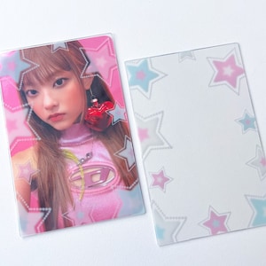 Kpop Photocard Frame Card, Rockstar Deco Frame, Kpop Photocard Accessories, Korean Stationery, Kpop Deco Toploaders, Kpop Toploaders