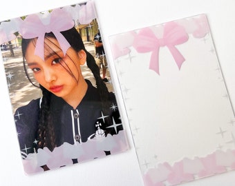 Kpop Photocard Frame Card, Princess Deco Frame, Kpop Photocard Accessories, Korean Stationery, Kpop Deco Toploaders, Kpop Toploaders