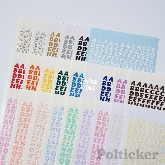 Letter Sticker