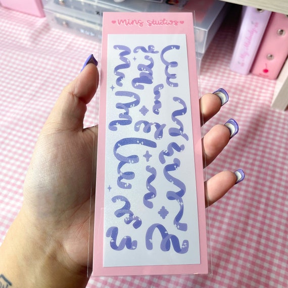 holographic stickers Korean stickers Kpop Journal stickers Cute Journal ...