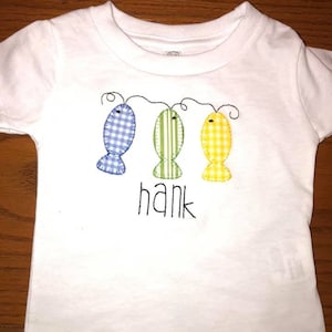 Kids Appliquéd Fishing Shirt