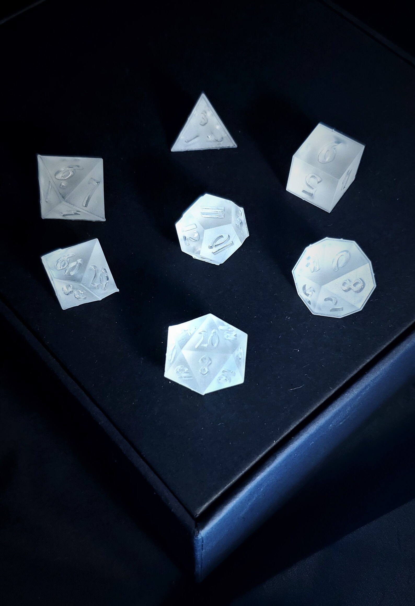 Custom Polyhedral Set of 3D Printed Dice Masters Etsy