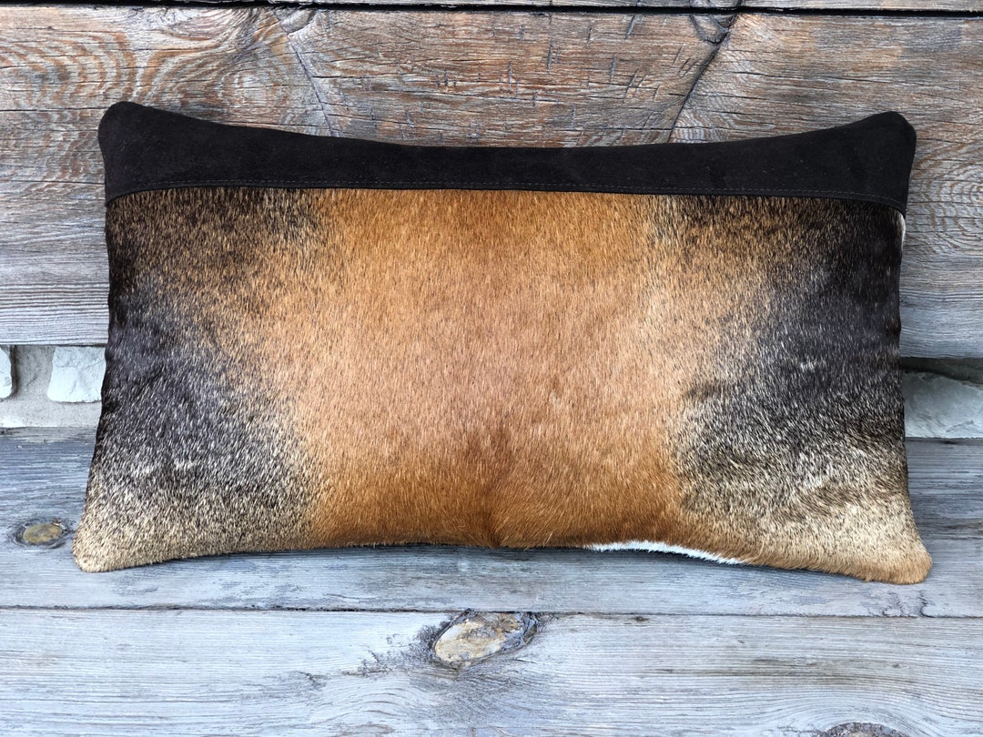 Beautiful Blackbuck Hide Pillow Etsy