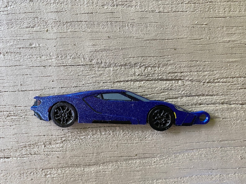 2017-Present Ford GT Hand Painted Decorative Keychain