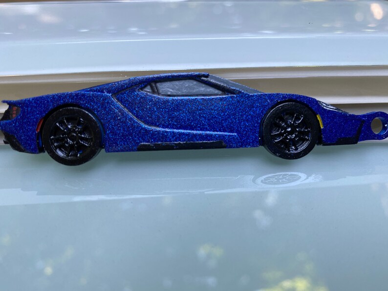 2017-Present Ford GT Hand Painted Decorative Keychain