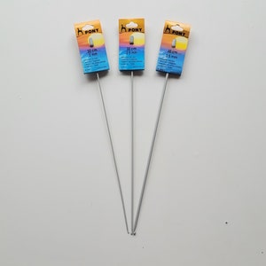 PONY 2.0 - 3.5 mm Tunesian crochet hooks/ One End Tunisian Crochet Hooks/ crochet accessories/ gift for crocheter/ gift under 5 pound