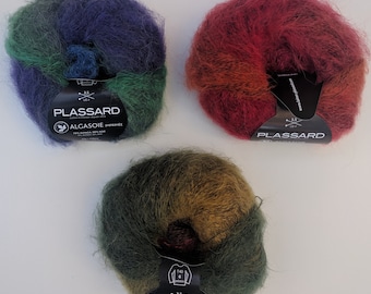 Alpaca Silk Gradient Yarn, Luxury Knitting Crochet Fiber, 25g Ball