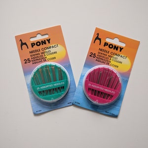 PONY 25 stuks naaldcompacts/assortiment naai- en stopnaalden/gewoon oog en gouden oogsets/cadeau voor hem/cadeau voor vriend/cadeau