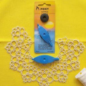 Navette de frivolité PONEY/ Navette de dentelle/ Navette de fil/ Outil de fioritures/ Navette de dentellerie/ Navette de frivolité en plastique/ cadeau pour l'artisan/ cadeau