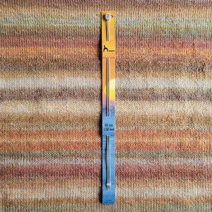 Agulhas de tricô PONY de alumínio, 1,5 mm, 35 cm, conjunto com 2 unidades.