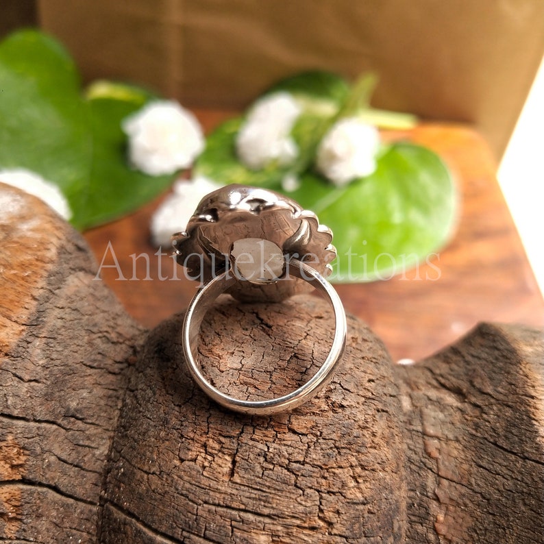 gift for her Natural Golden Rutile Statement ring Golden Rutile Ring promise ring love stone sterling silver Jewelry valentine gift