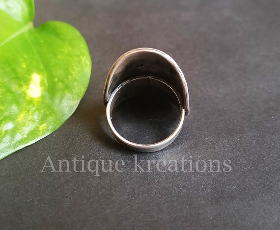 Vintage cheap shield ring