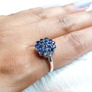 Blue Sapphire Ring, Natural 2.0 Carat Sapphire Ring, Engagement Ring, Sapphire Ring Certify, Gift For Her, Gift For Mom, Anniversary Gift