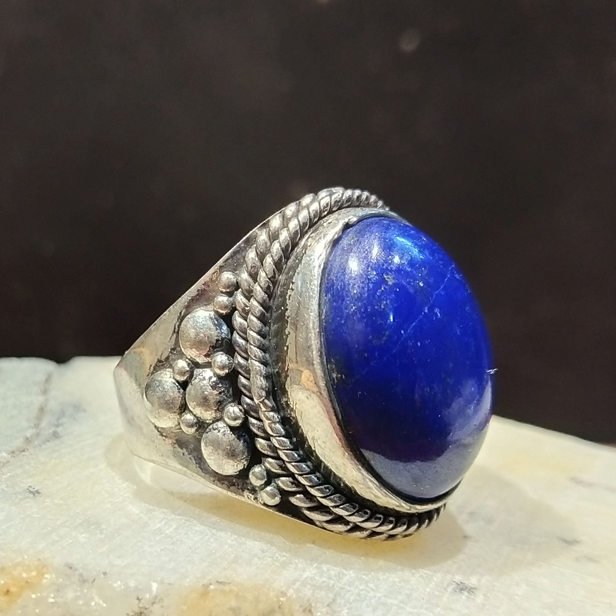 アクセサリー Vintage silver lapis lazuli Stone ring Lapis Lazuli Ring, 925 Sterling Silver Ring, Lapis Lazuli