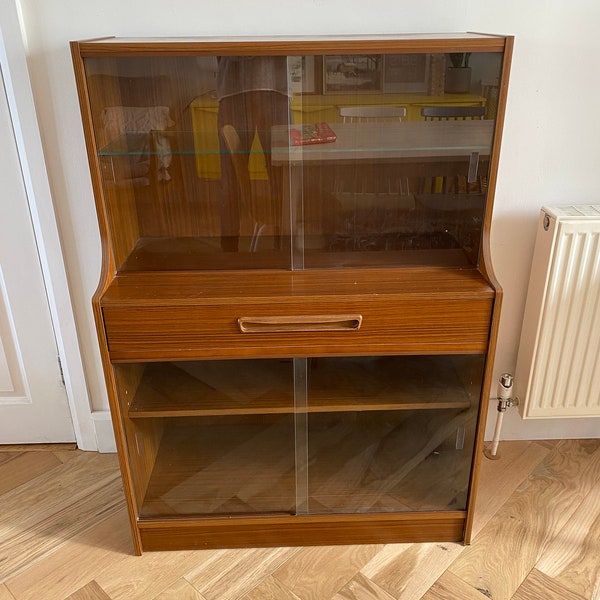 Vintage retro mid century MCM 1970's AVALON Mid-Century Cocktail / Drinks Cabinet / Bookcase / storage ( the delivery is not free, see below
