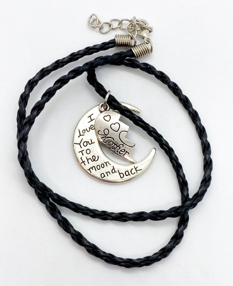 You choose the color Mother Daughter I Love You To The Moon And Back Necklace Set