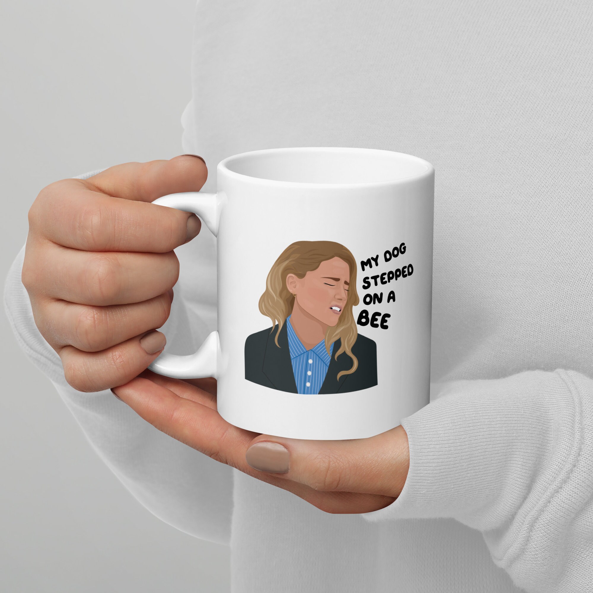 Amber Heard Funny Gift Mug My Dog Stepped on a Bee Meme -  Norway